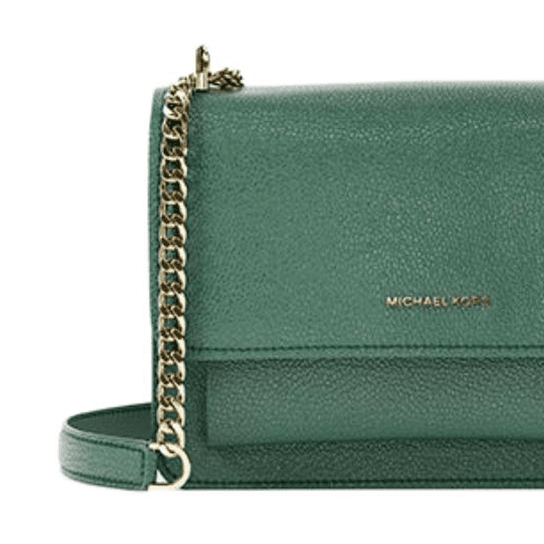 Сумка через плечо MICHAEL KORS Личи Крупнозернистая текстура Кожа Сумка через плечо Сумка на плечо Стандартная Женская Темно-зеленая - изображение 4