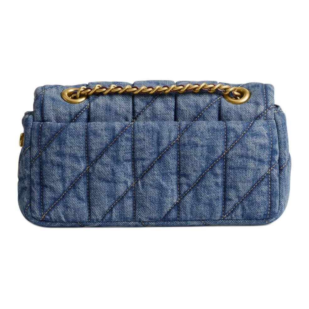 Сумка через плечо COACH Tabby Denim Сумка через плечо Маленькая Женская Синяя - изображение 2