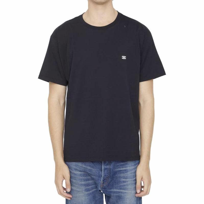 Футболка CELINE Logo Print T-Shirt Black - изображение 6