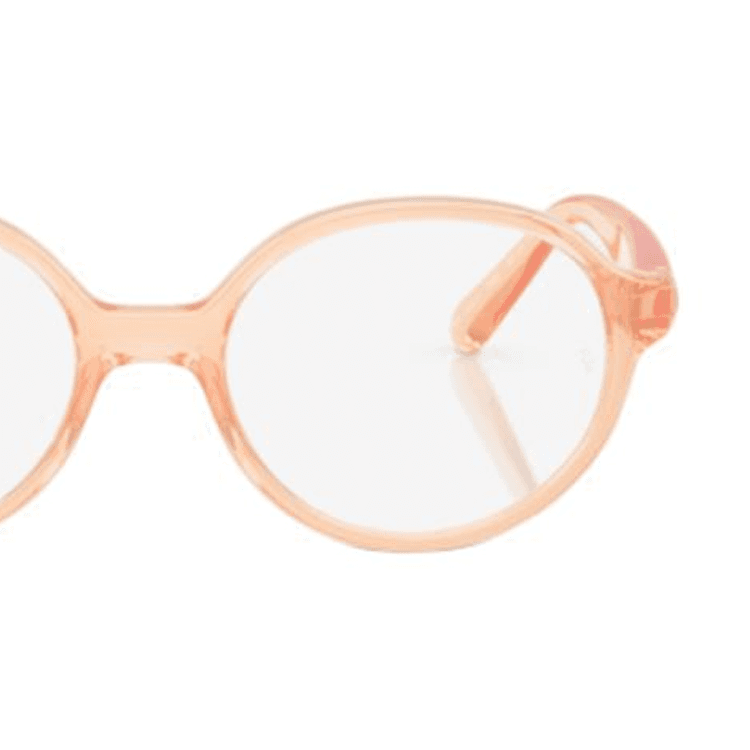 Оправа RayBan Вытянутые Круглые Оправы для Очков Детские Апельсин - изображение 2