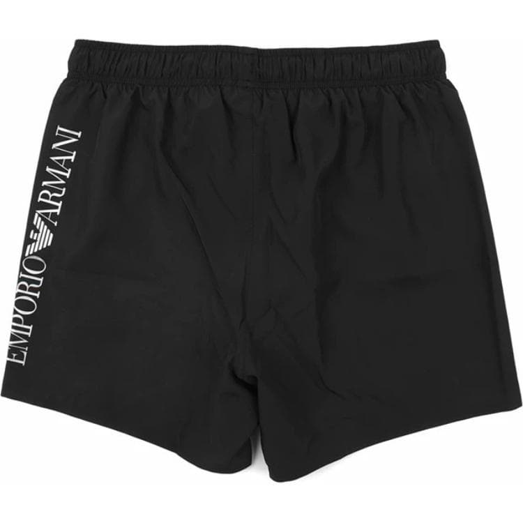 EMPORIO ARMANI EA7 SS25 Пляжные шорты Мужские Черные - изображение 2