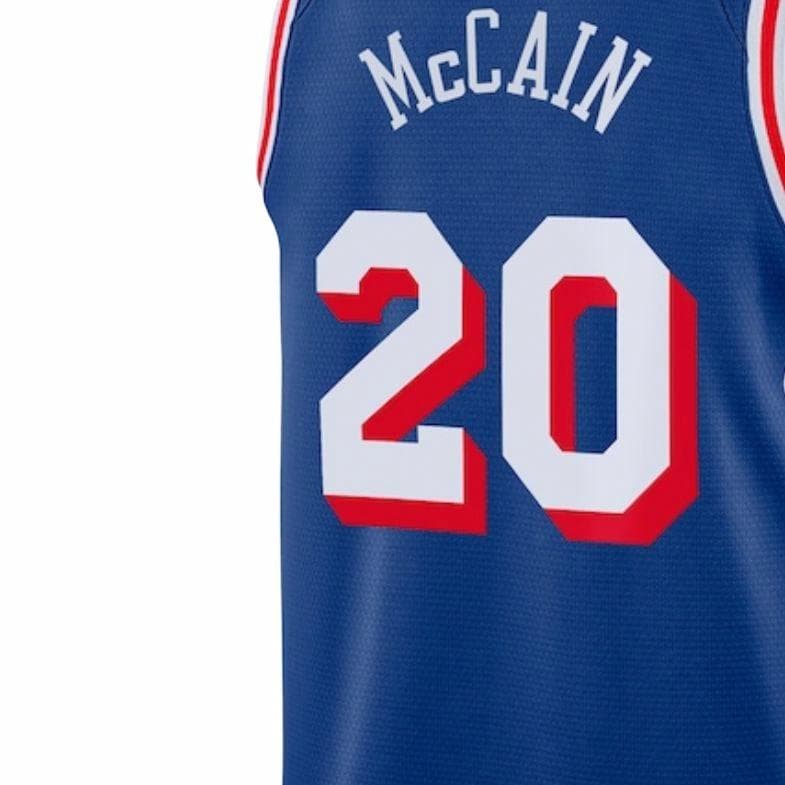 Баскетбольная майка Nike x NBA Jared McCain Jersey Royal Blue - изображение 4