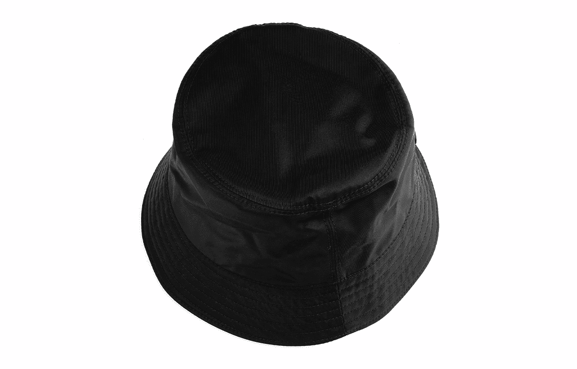 Панама Prada Re-Nylon Bucket Hat Black - изображение 4