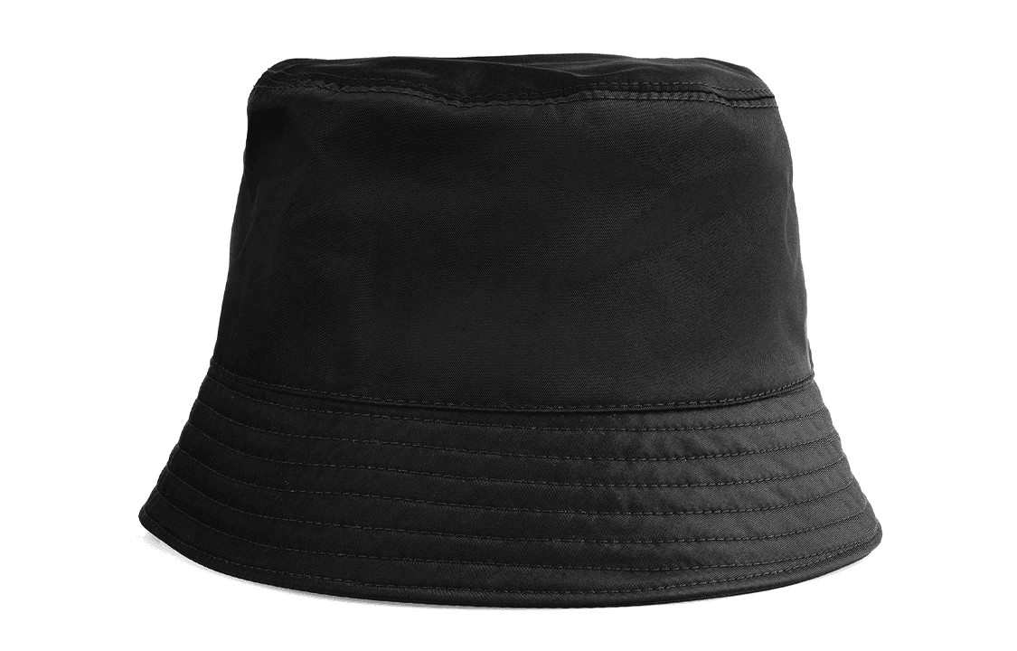 Панама Prada Re-Nylon Bucket Hat Black - изображение 3