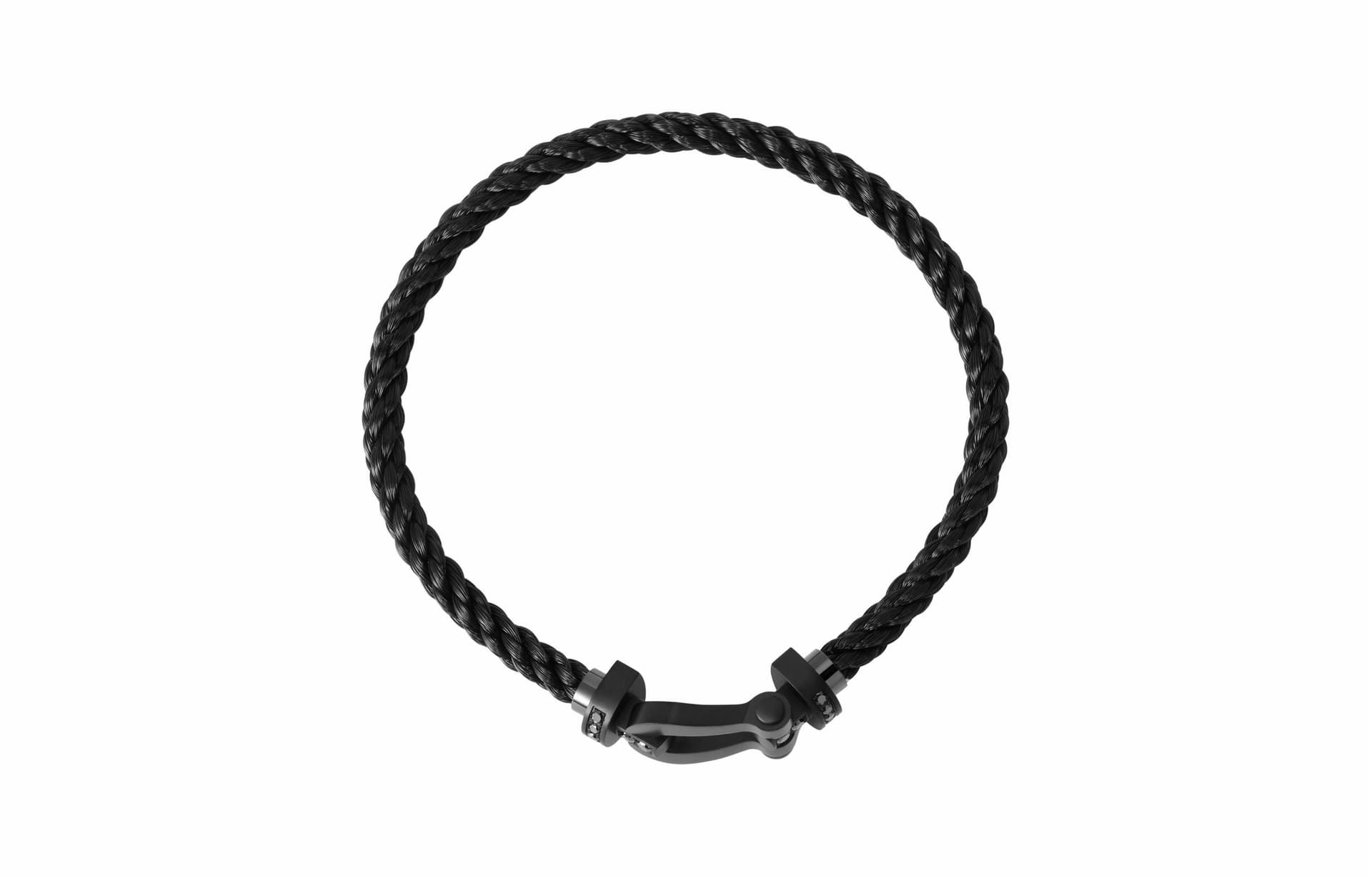 Браслет FRED FORCE10 Titanium Diamond Bracelet Large - изображение 3
