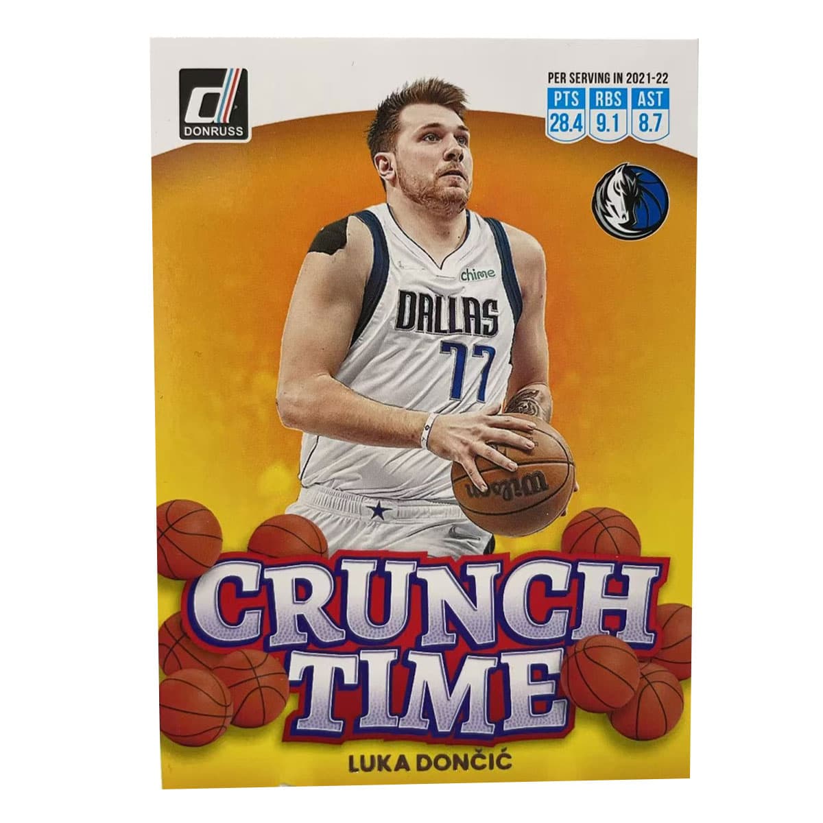 Коллекционные карточки PANINI 2022 23 Маверикс Лука Донčić Чудо Мальчик Дюрекс Коллекция Teka Классическая коллекция Спортивные карты 1 шт - изображение 1