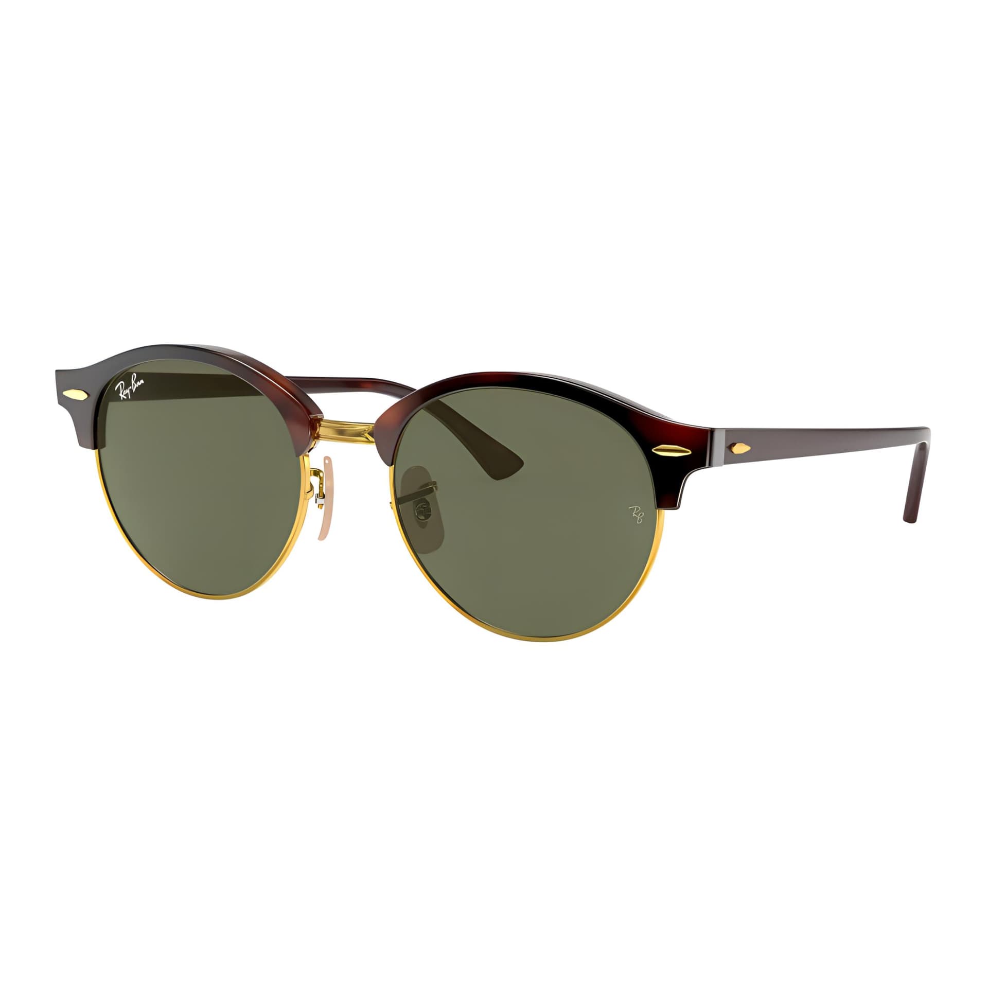 Солнцезащитные очки RayBan Пластиковые круглые солнцезащитные очки унисекс красные - изображение 1