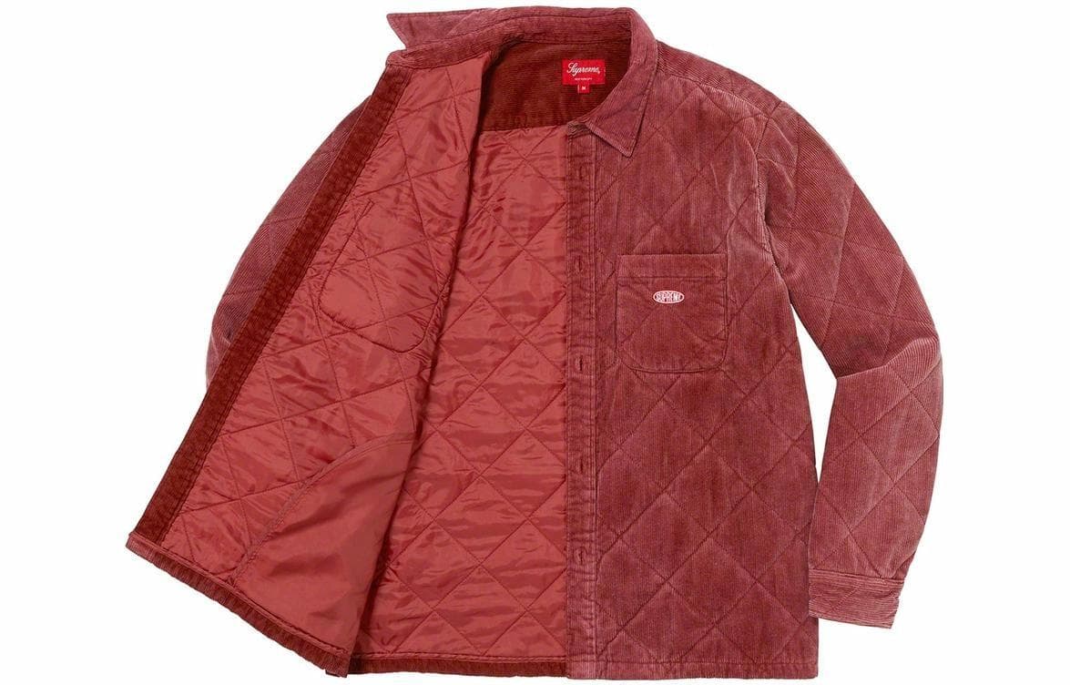 Куртка Supreme Quilted Corduroy Shirt - изображение 2
