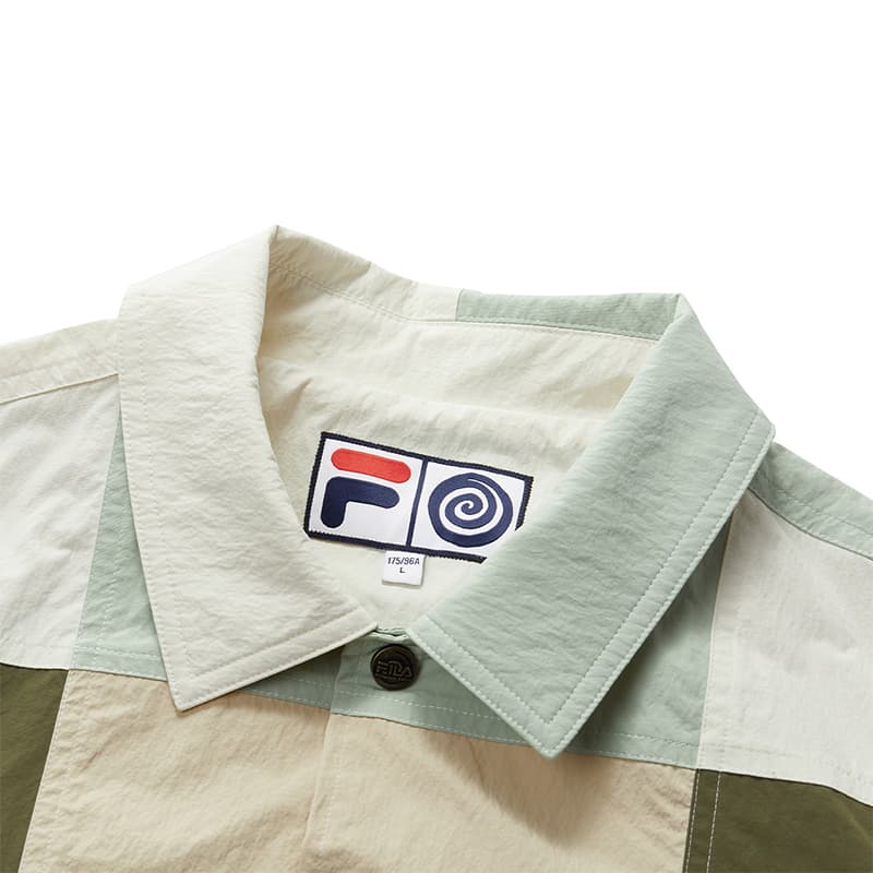 Куртка FILA FUSION X Round Two Куртки и Пальто Мужской Бежевый Ремонт Цвет - изображение 3
