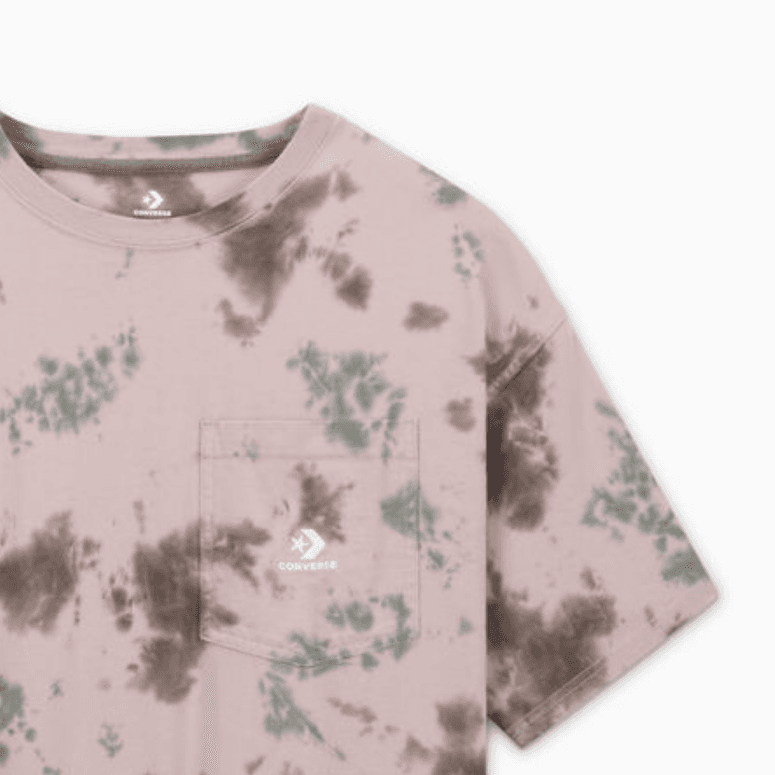 Футболка Converse Tri Color Tie Dye Pocket T-Shirt T - изображение 3