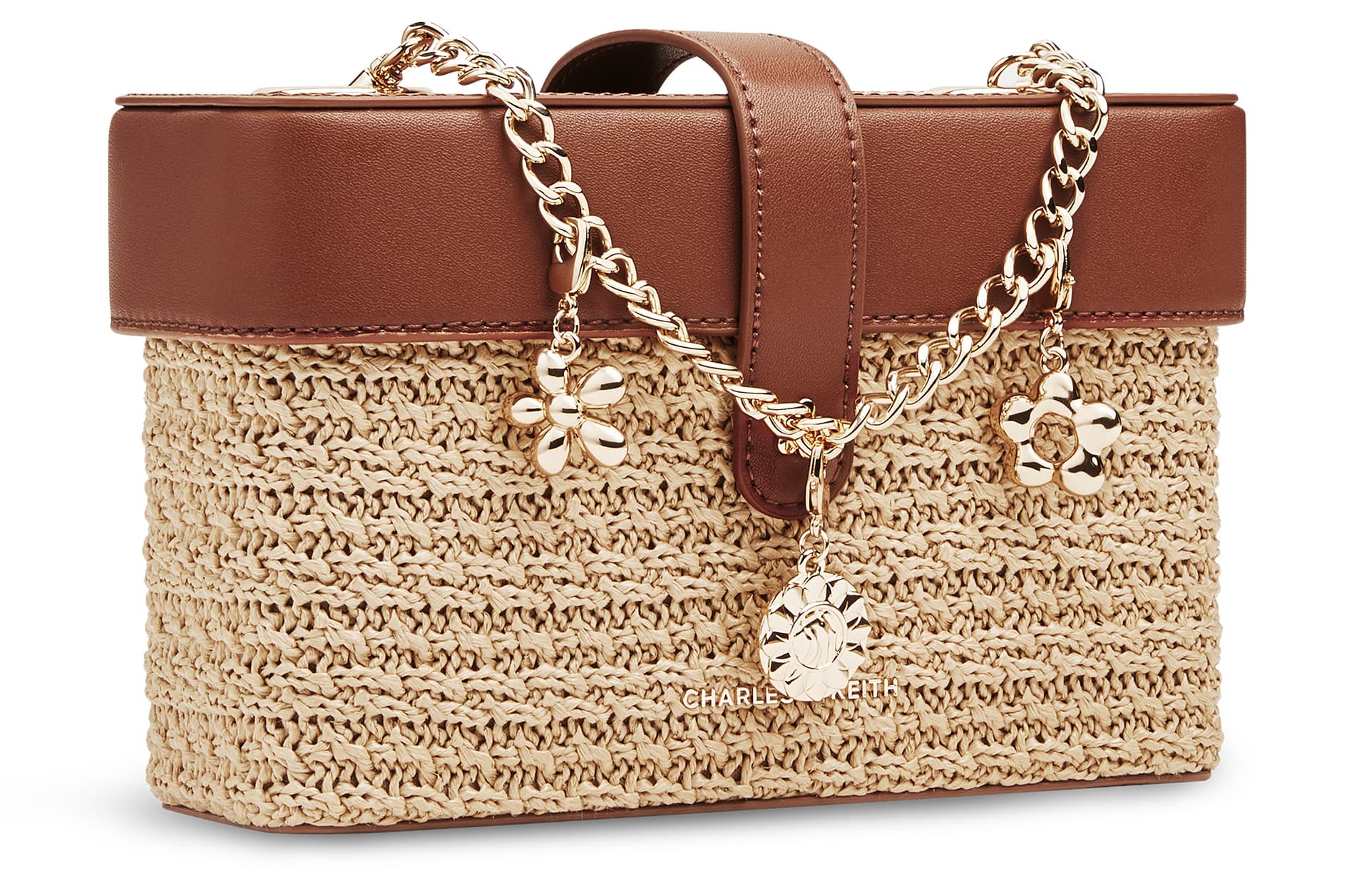 Сумка через плечо Charles & Keith Multi Floral Chain Bag - изображение 3