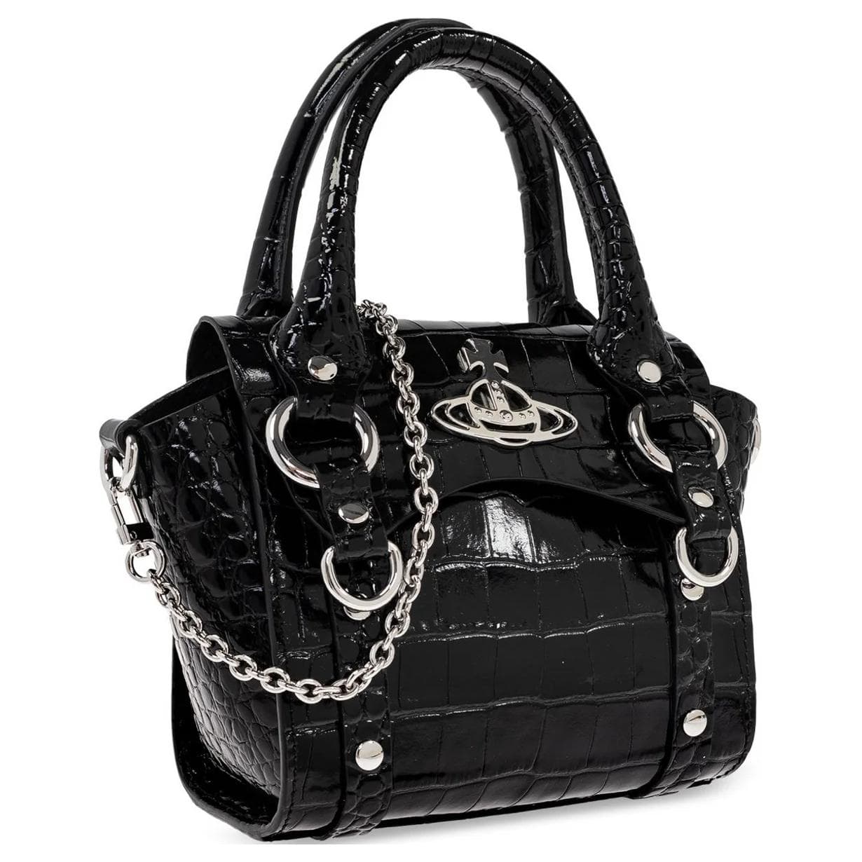 Сумка Vivienne Westwood Classic Saturn Logo Mini Handbag - изображение 2