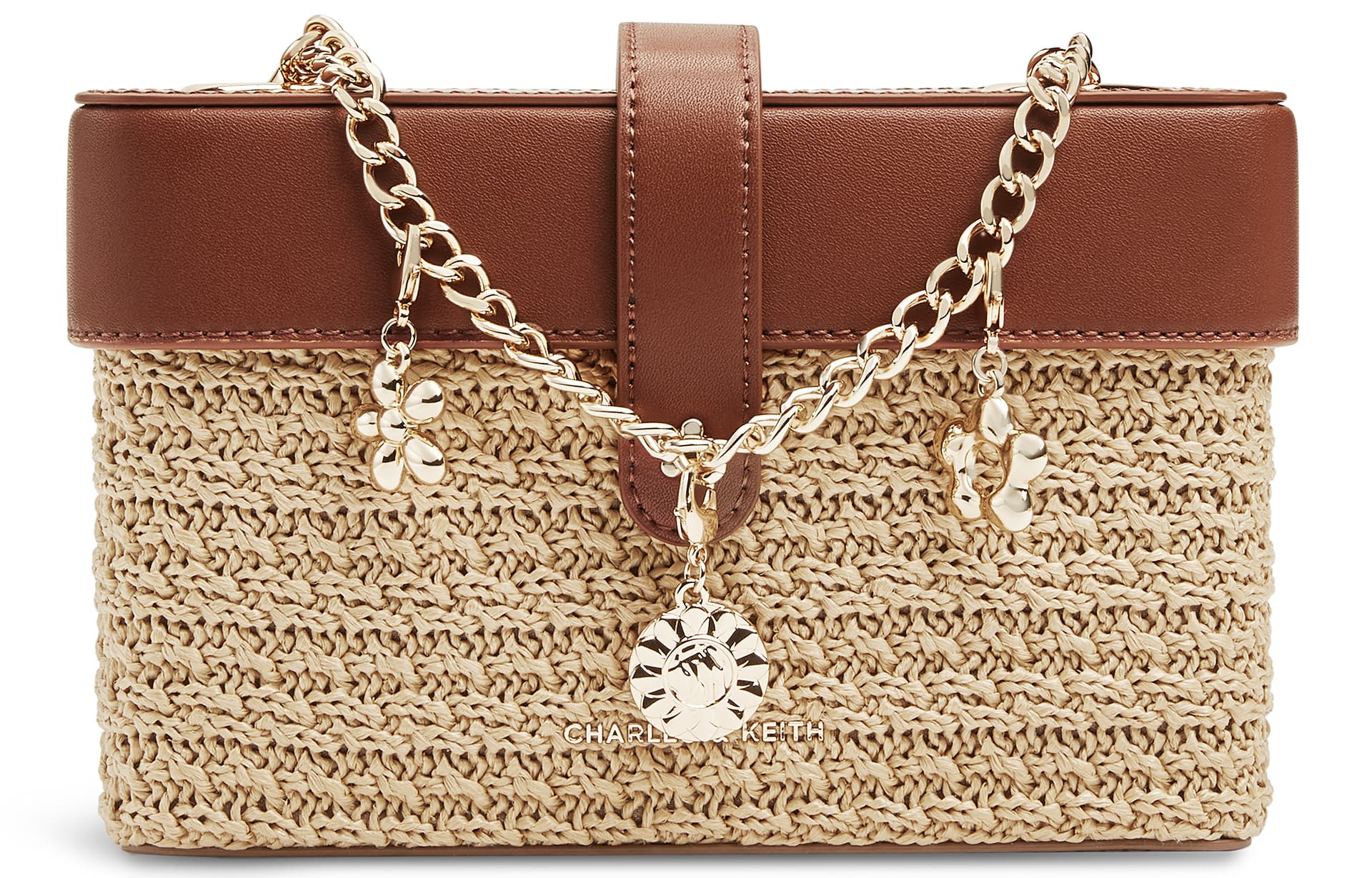 Сумка через плечо Charles & Keith Multi Floral Chain Bag - изображение 2