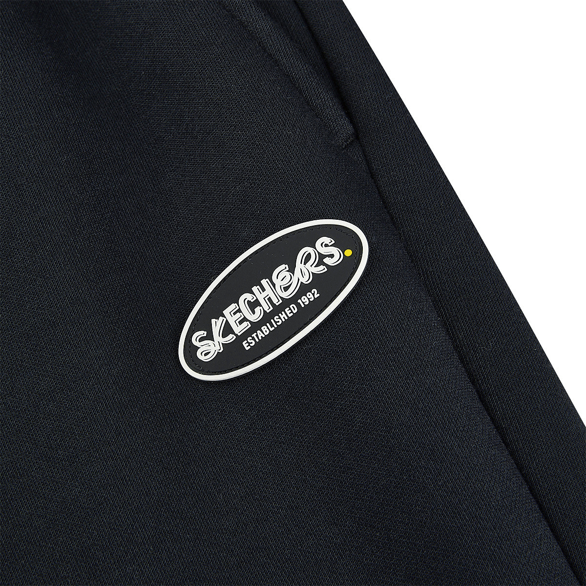 Штаны Skechers Флисовая подкладка однотонные эластичные манжеты вязаные тренировочные штаны женские угольно-черный - изображение 6