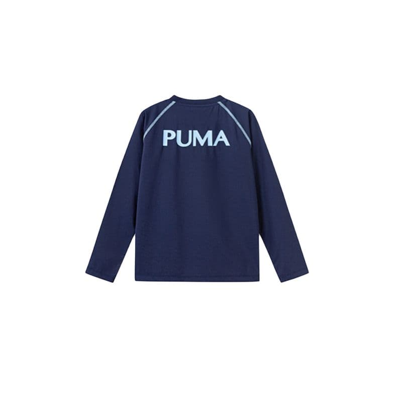 Футболка PUMA Sportstyle T-Shirt Темно-синий Детский - изображение 2