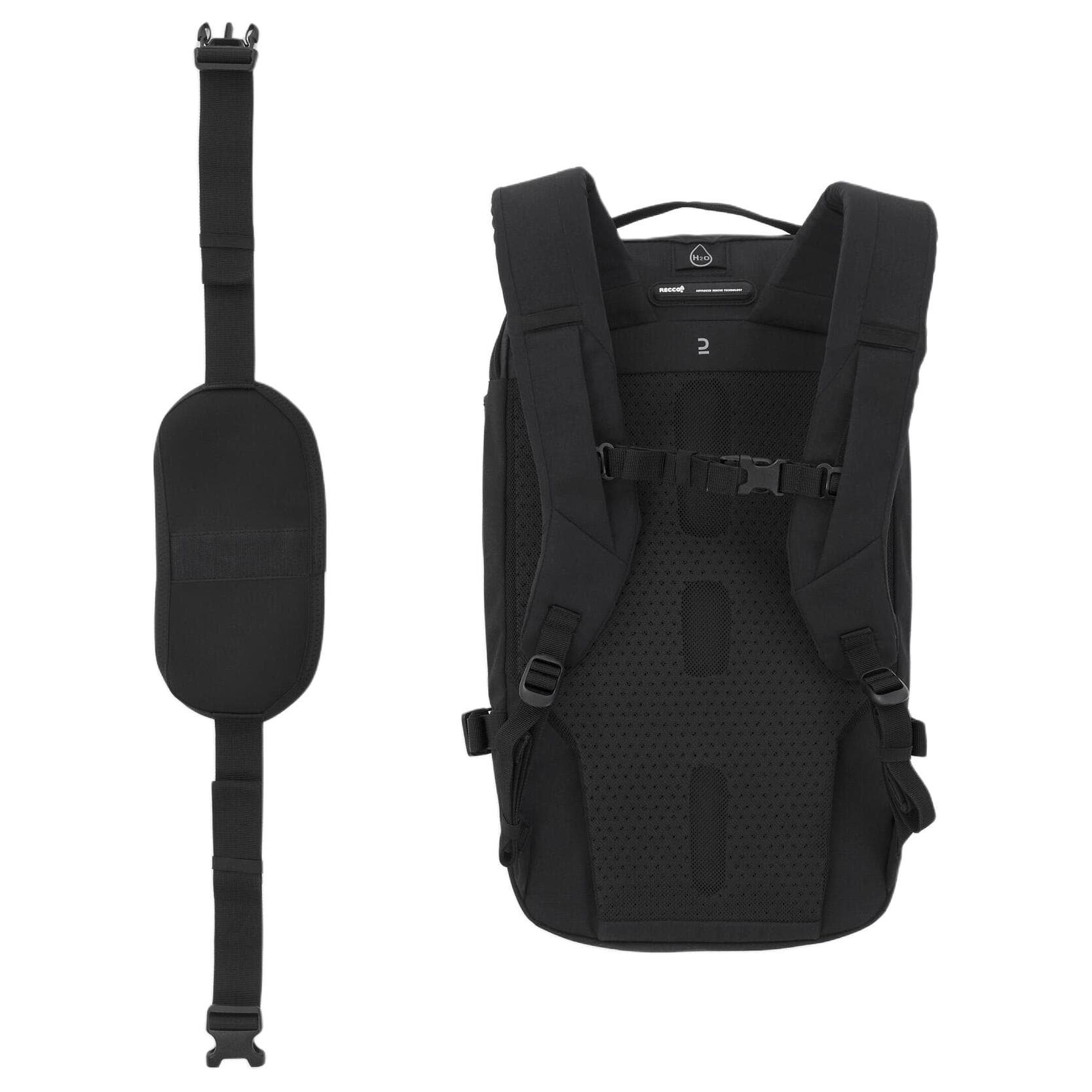 DECATHLON 23L Outdoor Backpack Сумка Полиэстер Черный Унисекс - изображение 3