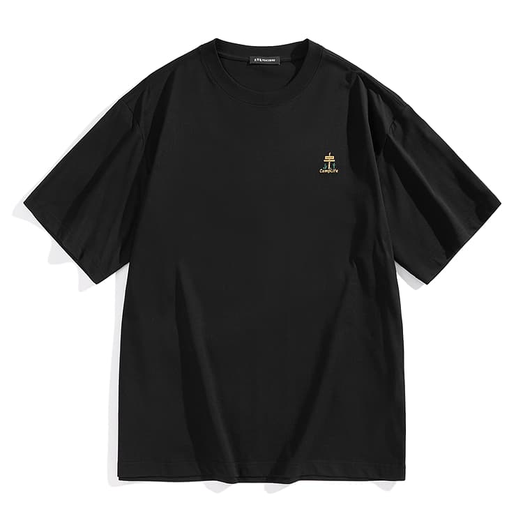 Футболка PEACEBIRD MEN Summer Artist Series Colorblock Back Print T-Shirt - изображение 2