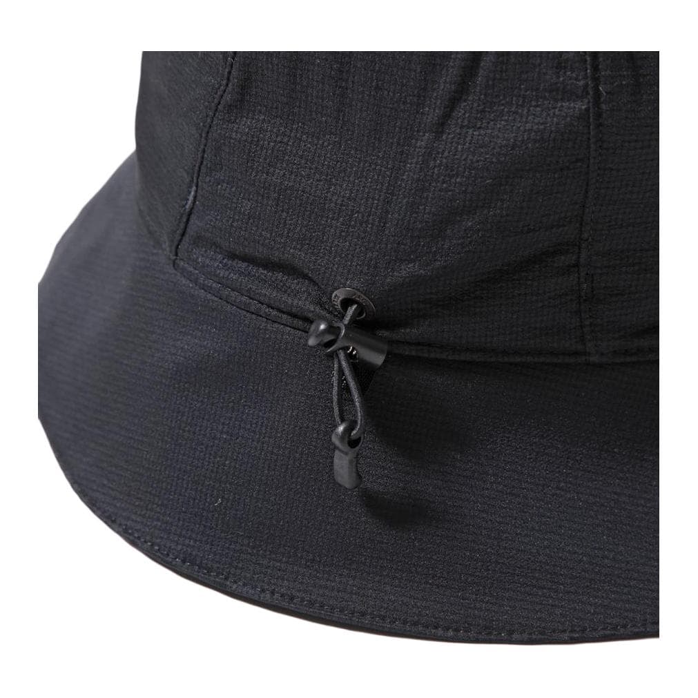 Панама Arcteryx Логотип Нейлон Ведро Унисекс Парный Черный - изображение 4