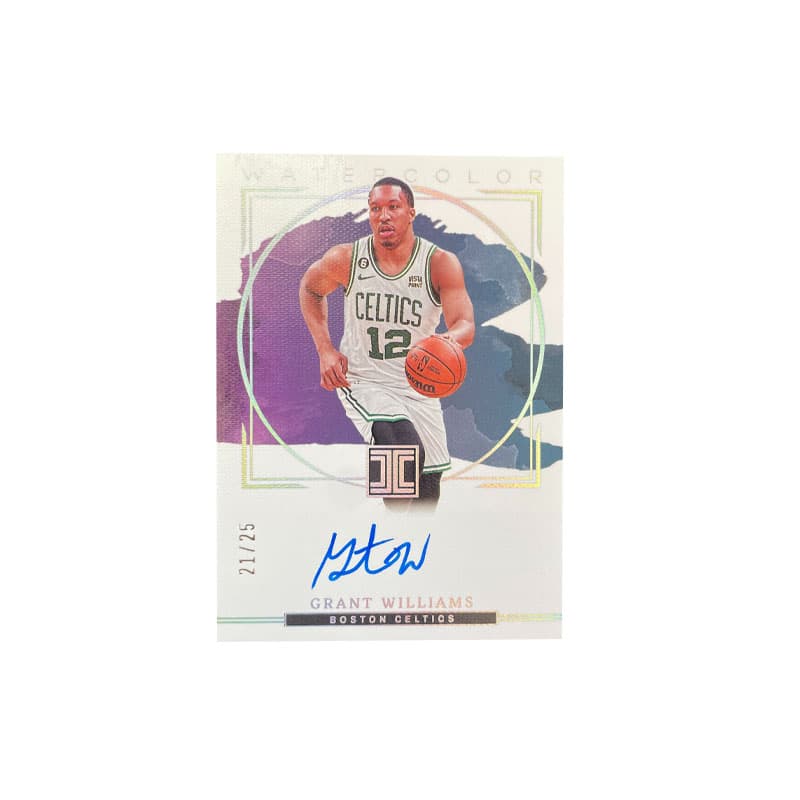 Коллекционные карточки PANINI 2022 23 Сяо ZHENJIN Celtics Grant Williams 21 25 PARALLEL Карта Золото PARALLEL Спортивные карты 1 шт - изображение 1