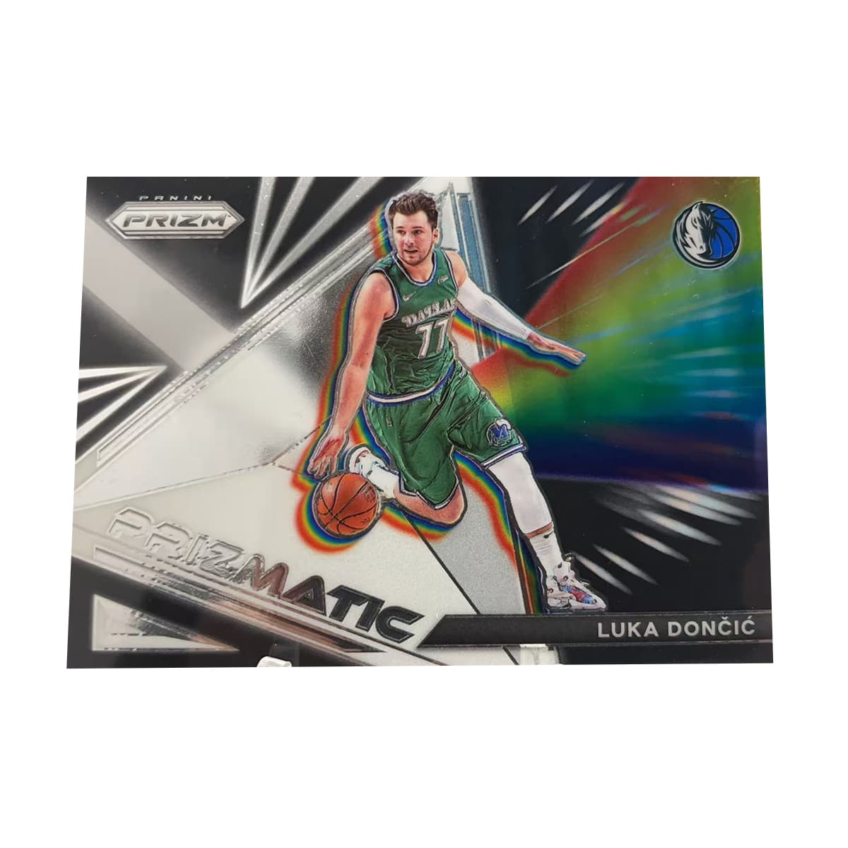 Коллекционные карточки PANINI 2021 22 Маверикс Лука Дончич Чудо Мальчик PRIZM Широкоформатный Карта Prisma Классическая коллекция - изображение 1