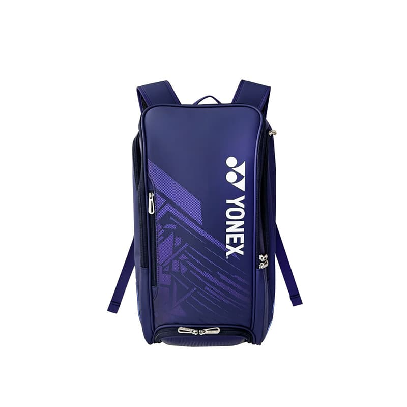 Рюкзак YONEX Искусственная кожа с текстильным рюкзаком стандартный (стандартный) унисекс темно-синий - изображение 1