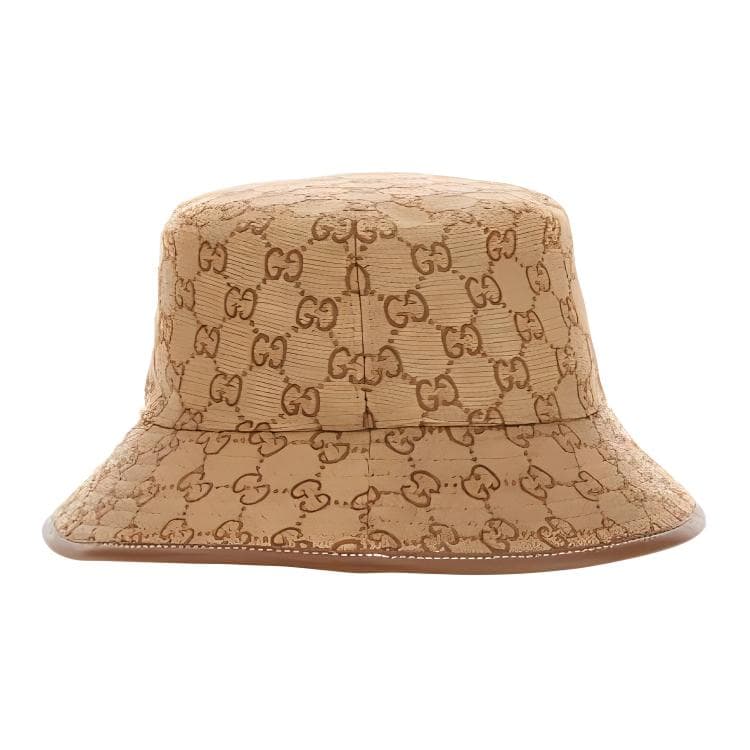 Панама GUCCI Полиамид Cotton Bucket Hats Женские Коричневый - изображение 1