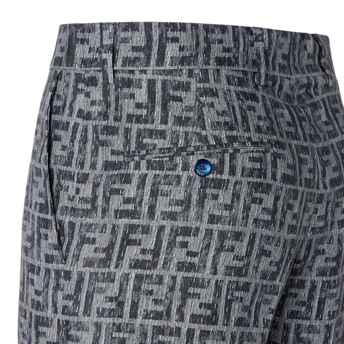 Джинсовые шорты FENDI SS25 - изображение 5