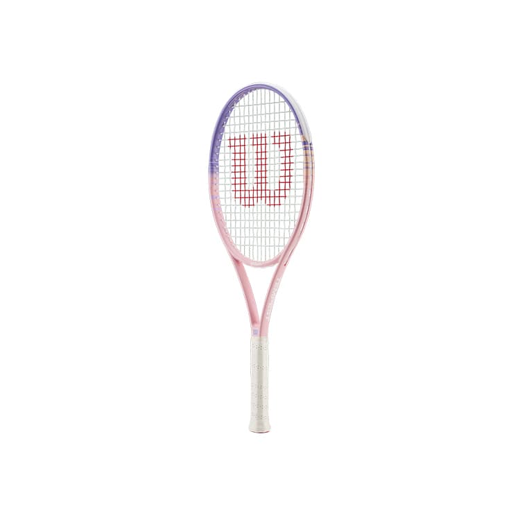 Wilson Unstrung Racket 264г Вес 103 Квадратный Дюймовый Голова Размер Розовый Фиолетовый Градиент Унисекс - изображение 2