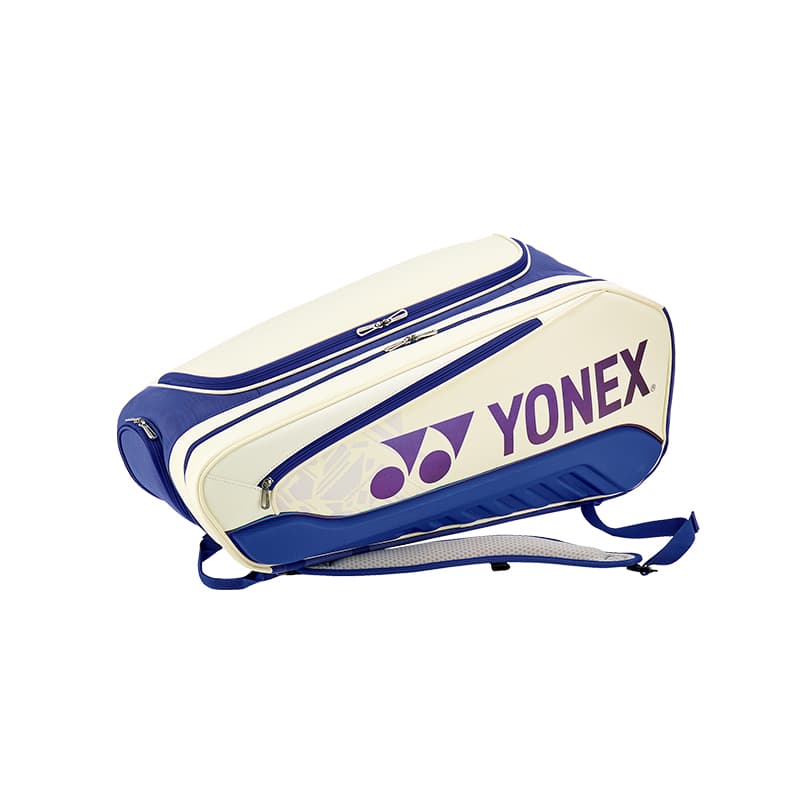 Спортивная сумка YONEX Искусственная кожа Спортзал Сумка Обычный (стандартный) Унисекс Белый темно-синий - изображение 1