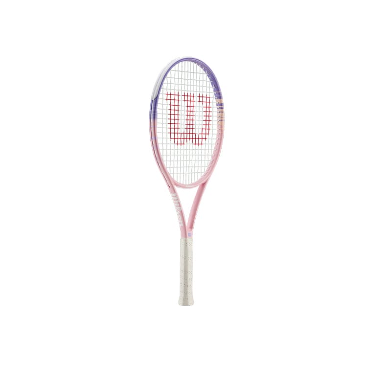 Wilson Unstrung Racket 264г Вес 103 Квадратный Дюймовый Голова Размер Розовый Фиолетовый Градиент Унисекс - изображение 3