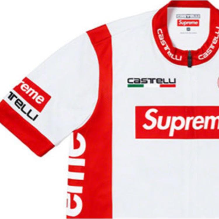 Футболка Supreme x Castelli Cycling Jersey Red - изображение 3