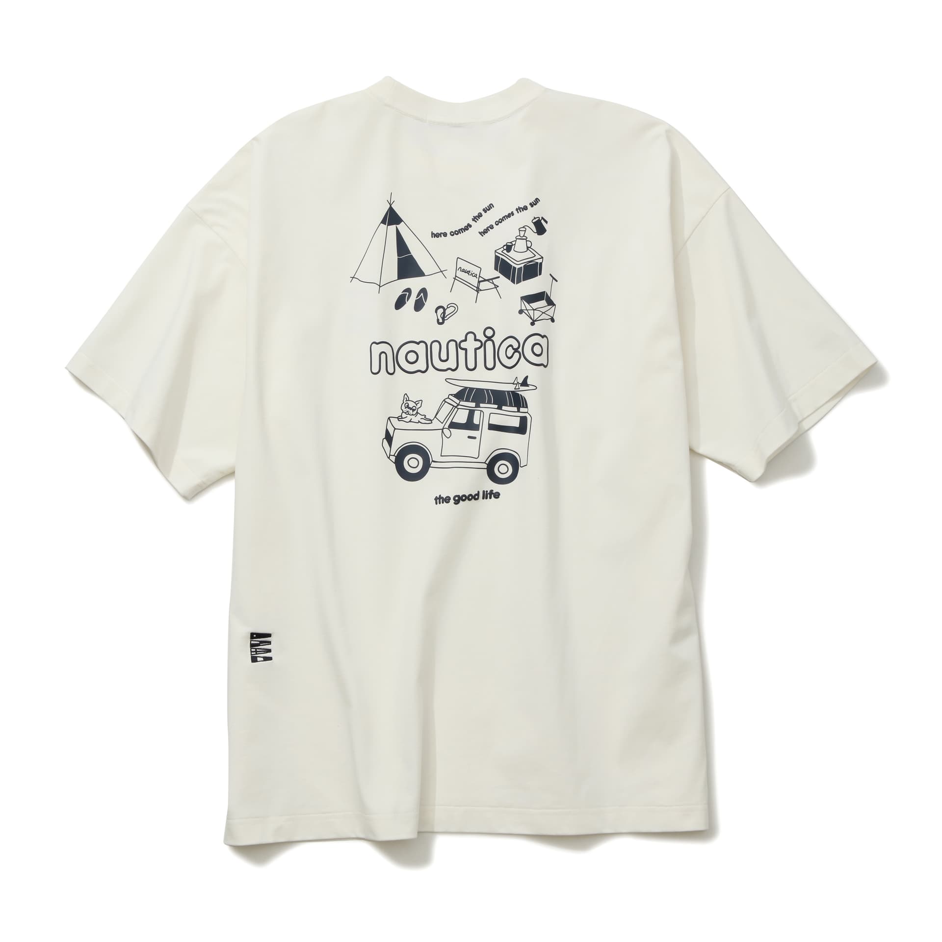 Футболка Nautica White Sail T-рубашка унисекс - изображение 2