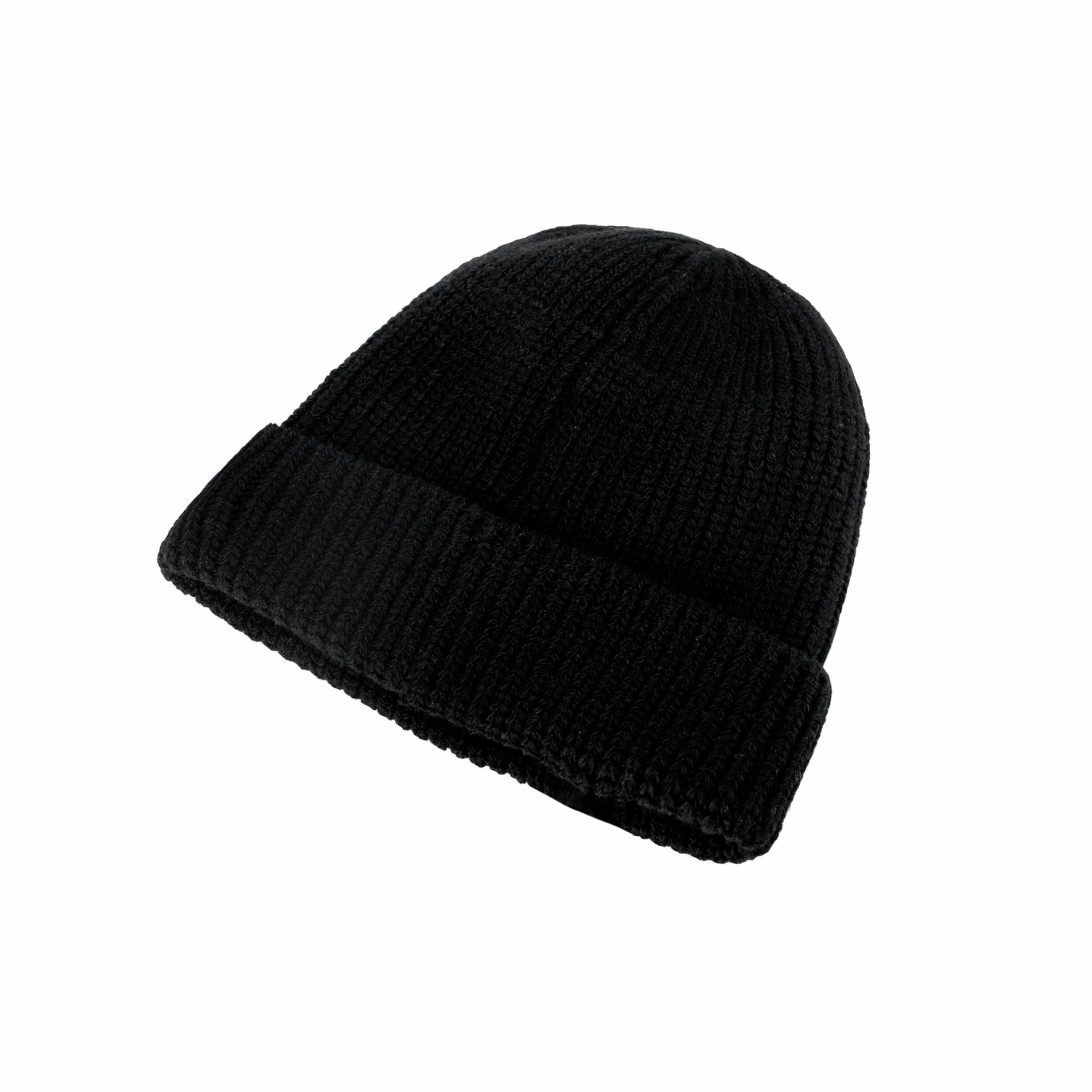 Шапка Prada Logo Cashmere Beanie Black - изображение 3
