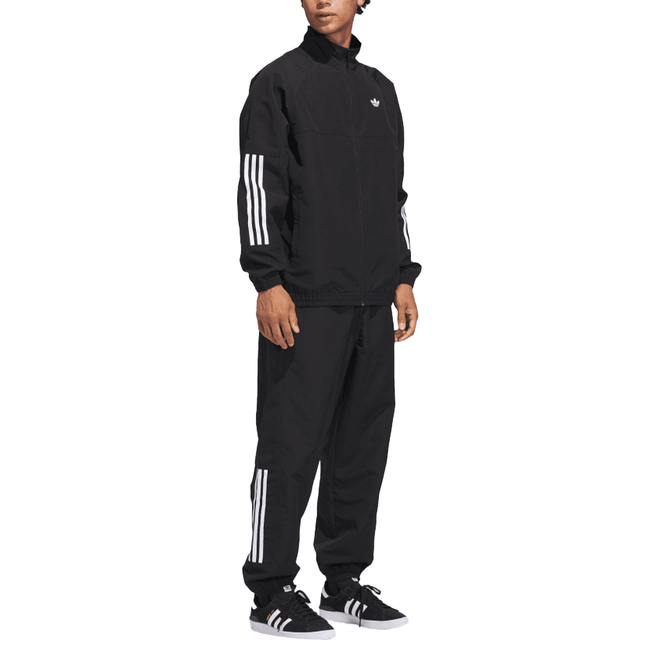 Штаны Adidas Originals Скейтбординг Вязаные Тренировочные Штаны Мужские Черные Белые - изображение 2