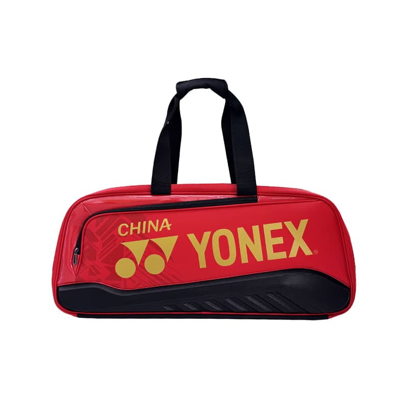 Спортивная сумка YONEX Сумка для спорта из искусственной кожи унисекс красная и черная - изображение 1