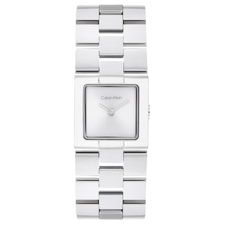 Механические часы Calvin Klein Timeless Часы с кварцевым механизмом ремешок из нержавеющей стали 22 мм серебристый циферблат женские часы - изображение 1