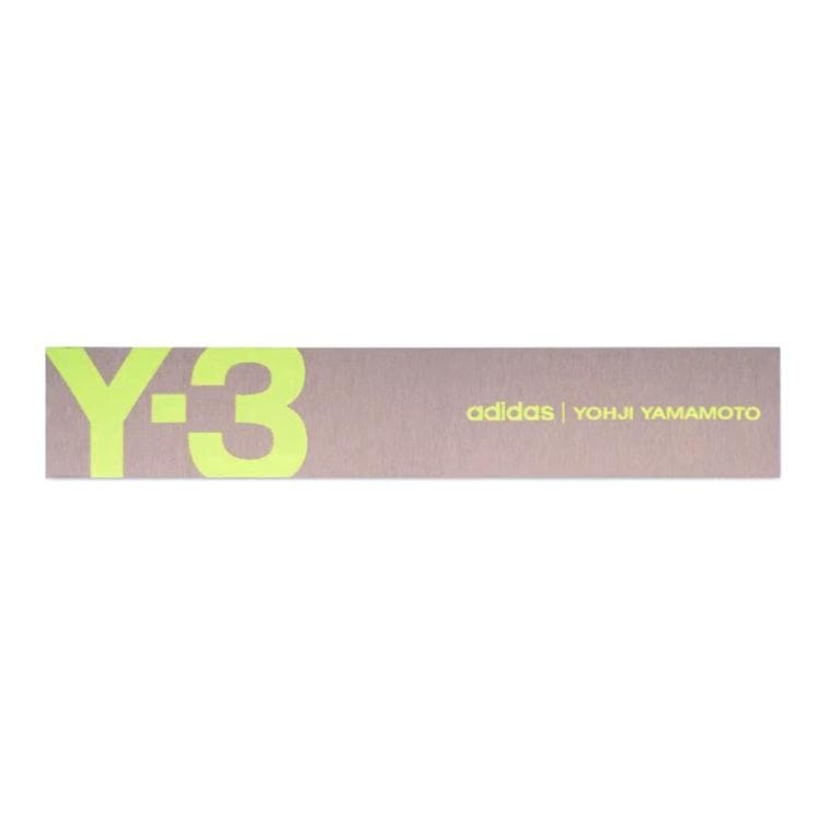 Шарф Y-3 Logo Print - Вязаные шарфы Унисекс Парный Желтый - изображение 1
