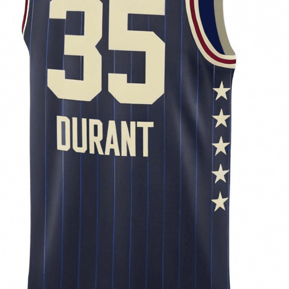 Баскетбольная майка Jordan 2024 All-Star Weekend Blue - изображение 4