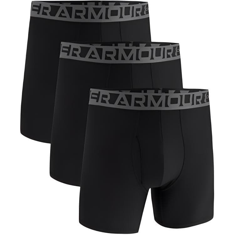 Трусы Under Armour Боксеры Мужские 3 упаковки Черные - изображение 2