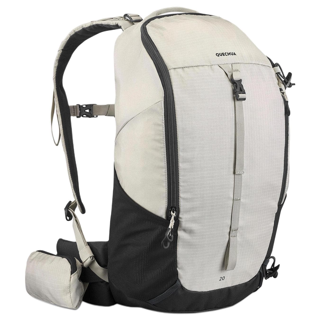 DECATHLON 20L Альпинистский рюкзак для активного отдыха сумка на открытом воздухе полиэстер бежевый унисекс - изображение 1