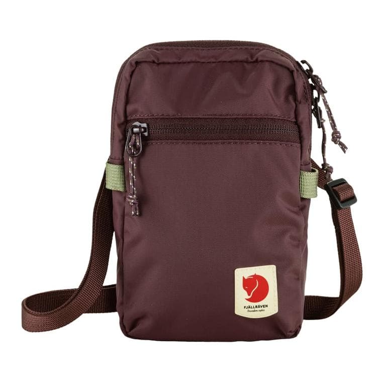 Сумка для телефона Fjallraven High Coast 0 8 л Туристические сумки Переработанный нейлон Бургундский Унисекс - изображение 1