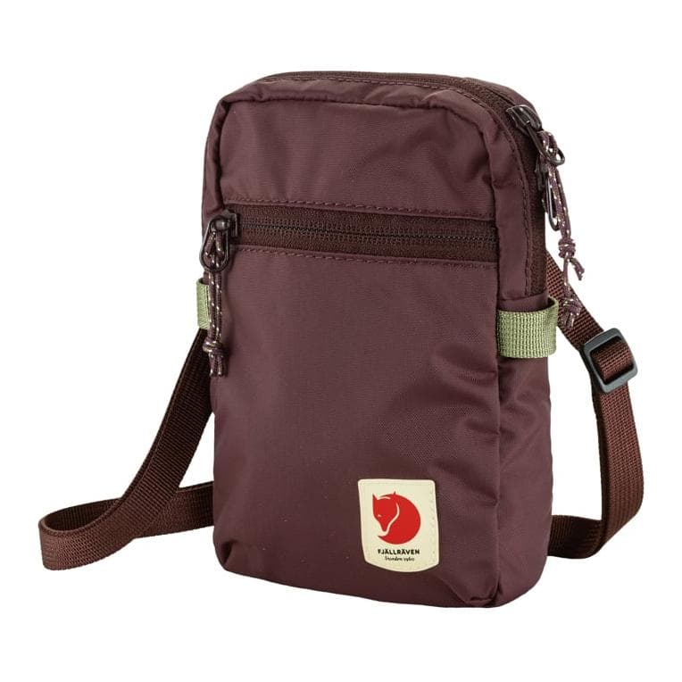 Сумка для телефона Fjallraven High Coast 0 8 л Туристические сумки Переработанный нейлон Бургундский Унисекс - изображение 2