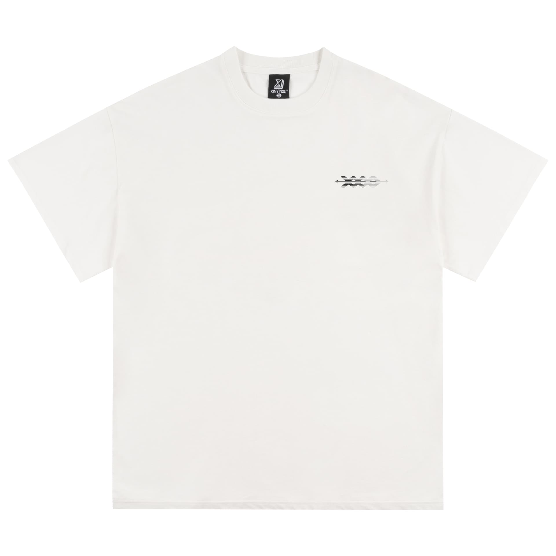 Футболка XINYINSU 25SS T-Shirt Унисекс Белый - изображение 2