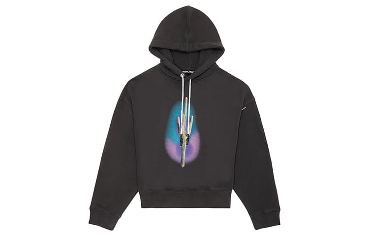 Худи Palm Angels Cactus Hoodie Black
