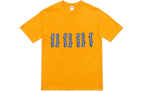Футболка Supreme SS18 Gonz Logo Tee Mustard LogoT - изображение 1