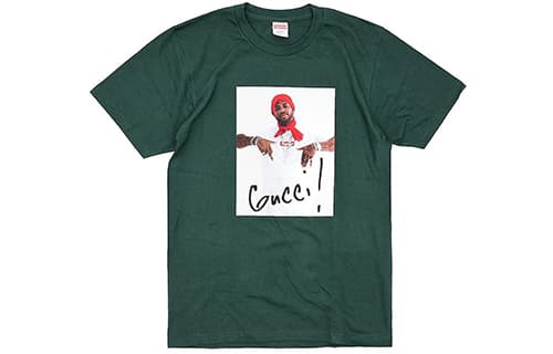 Футболка Supreme FW16 Gucci Mane Tee Green - изображение 1