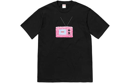 Футболка Supreme SS18 TV Tee Black T - изображение 1