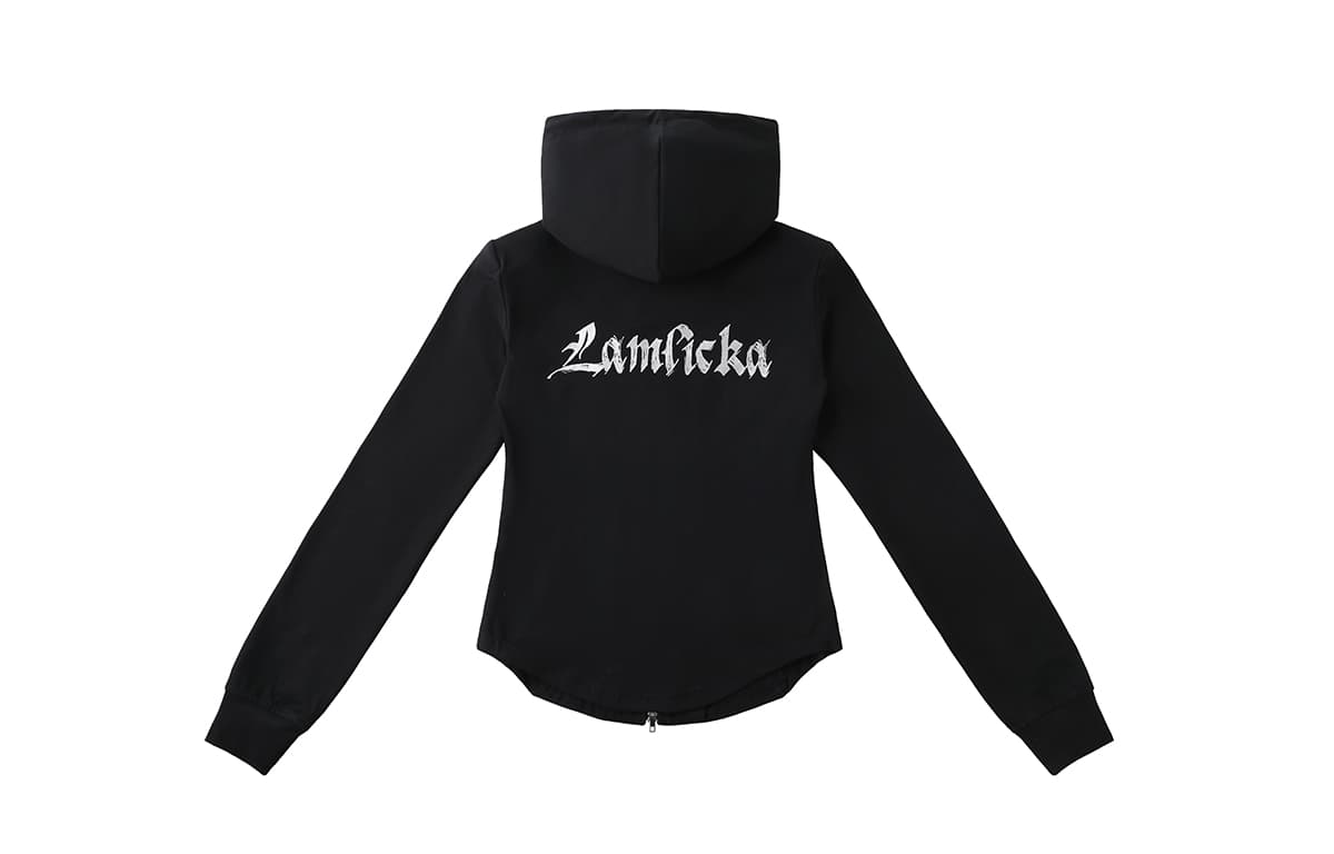 Худи LAMLICKA Толстовка женская черная - изображение 2