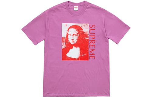 Футболка Supreme SS18 Mona Lisa Tee Light Purple - изображение 1