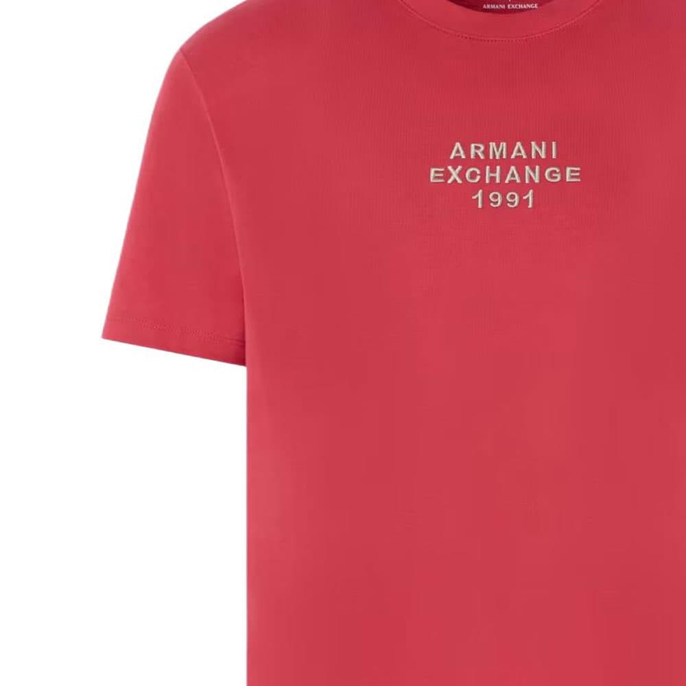Футболка ARMANI EXCHANGEAE SS25 T Рубашка Мужская Красная - изображение 2